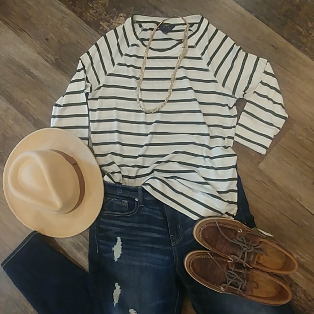 MIX by 41 Hawthorne 3/4 sleeve shirt